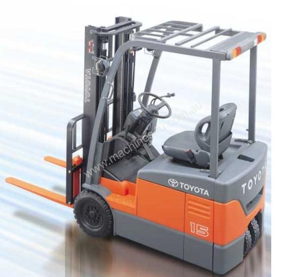 caption ELECTRIC FORKLIFT