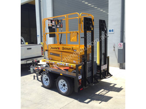 New Haulotte Electric Scissor Lift & Trailer Package | Floor Stock Available!