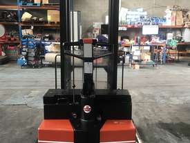 Walkie Stacker Forklift Battery Electric Self Propelled Fork Truck 3.35 mtr lift - picture0' - Click to enlarge