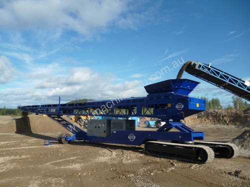 EDGE RTS80 Radial Track Stacking Conveyor |  Mobile stockpilers, feeders & radial track stockpiler