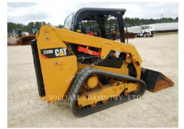 caption CATERPILLAR 239D Skid Steer Loaders