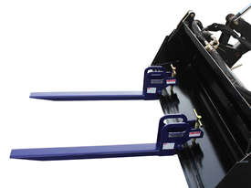 900KG CLAMP ON BUCKET FORK EXTENSIONS FOR BOB CAT FRONT END LOADER - picture2' - Click to enlarge