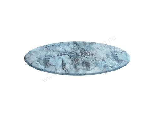 BLH-R100CM Round 1000 Laminate Table Top - Blue Marble Type