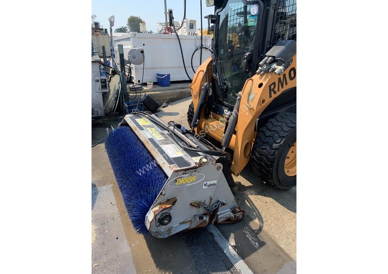 Used digga Bobcat broom attachment Skid Steer Broom in , Listed on