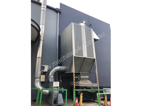 30kW Reverse Air Dust Collector System + Rotary Valve