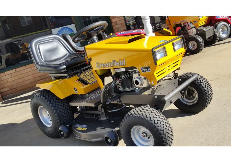 New green Greenfield 17 5-34 Fastcut Front Deck Mower in , - Listed on ...