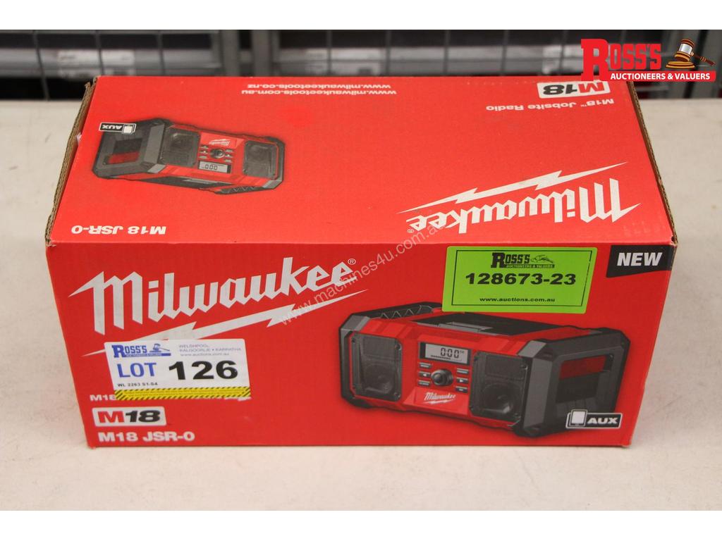 New milwaukee As New Milwaukee M18 Jobsite Radio Job Site Radio in