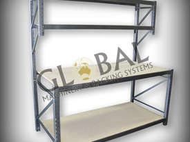 4 Tier Global Longspan Workbench Shelving Unit - picture0' - Click to enlarge