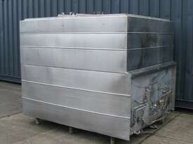 Jacketed Stainless Steel Holding Tank Vat - 4200L - Wilson Tyler - picture0' - Click to enlarge