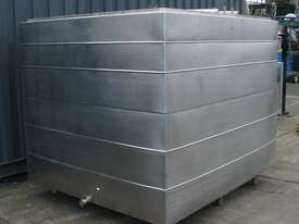 Jacketed Stainless Steel Holding Tank Vat - 4200L - Wilson Tyler - picture1' - Click to enlarge