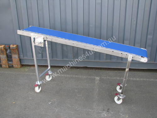 Stainless Steel Belt Conveyor - 1.9m long
