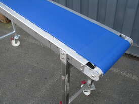 Stainless Steel Belt Conveyor - 1.9m long - picture0' - Click to enlarge
