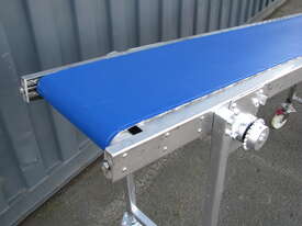 Stainless Steel Belt Conveyor - 1.9m long - picture1' - Click to enlarge