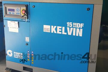 Kelvin 15-DF 15kw +Dryer. Mark MSA15 $4450. CompAir /Kaeser 11kw. Airhorse /Pilot 22kw +Dryer +Tank