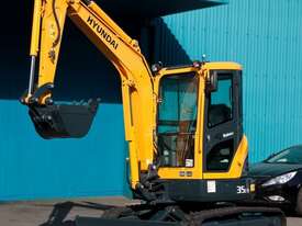 3.5T Excavator Hyundai R35Z-9 for hire - picture0' - Click to enlarge