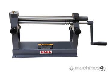 KAKA W01-1222 305x0.8mm Width Manual Plate Curving Rolls, Plate Curve Roller for Workshop