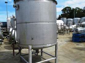Stainless Steel Jacketed Mixing Tank, Capacity: 5,000Lt - picture0' - Click to enlarge