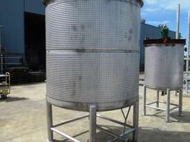 Stainless Steel Jacketed Mixing Tank, Capacity: 5,000Lt - picture0' - Click to enlarge