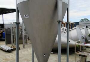 Powder Hopper (Stainless Steel), Capacity: 2Cu Mtr Powder Hopper (Stainless Steel), Capacity: 2Cu Mtr