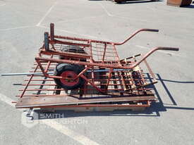 PALLET COMPRISNG OF BRICK BARROW, SAND LEVELLER & GATE - picture0' - Click to enlarge