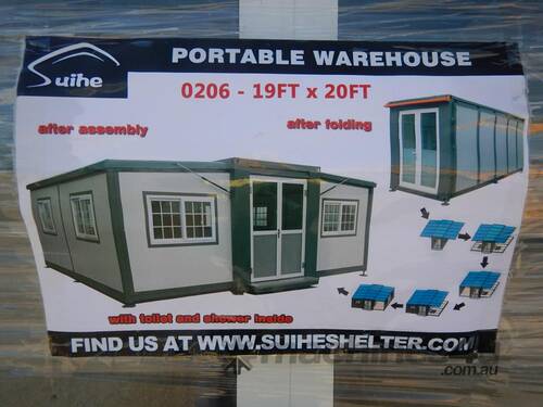 19' x 20' Portable Warehouse/Accommodation