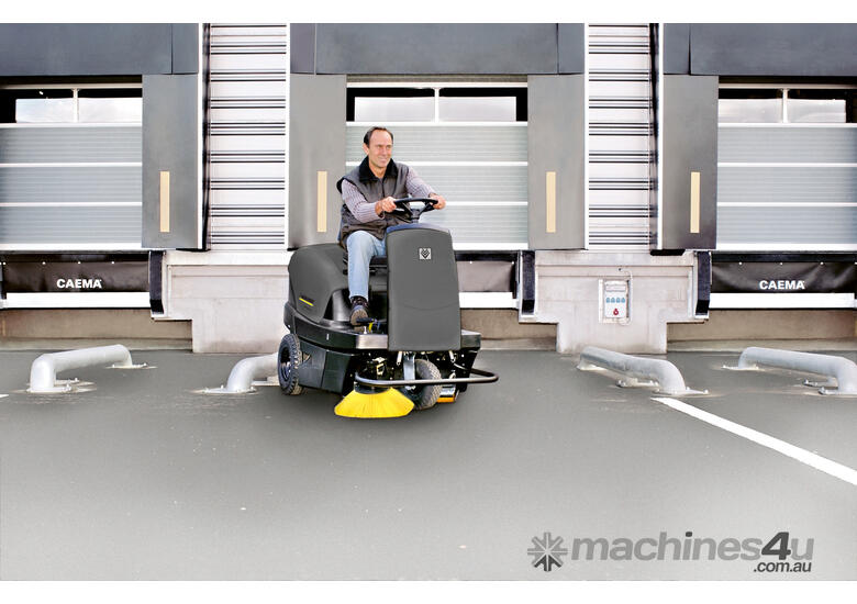 caption Karcher Brand New - Indoor/Outdoor Ride On Sweeper