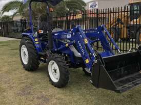 WCM LOVOL TE404 TRACTOR WITH FRONT END LOADER, BACKHOE - picture0' - Click to enlarge