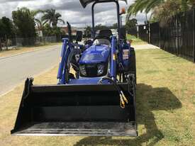 WCM LOVOL TE404 TRACTOR WITH FRONT END LOADER, BACKHOE - picture1' - Click to enlarge