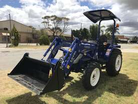 WCM LOVOL TE404 TRACTOR WITH FRONT END LOADER, BACKHOE - picture2' - Click to enlarge