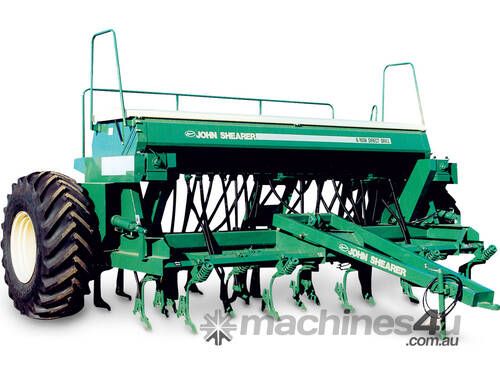 caption John Shearer 4 Bin Direct Drill - Versatile Seed Drill - Sow Four Products in a Single Pass!
