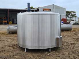 STAINLESS STEEL TANK, MILK VAT 7000lt - picture2' - Click to enlarge