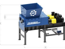 SSI Tri-Shear T140 three shaft shredder - picture1' - Click to enlarge