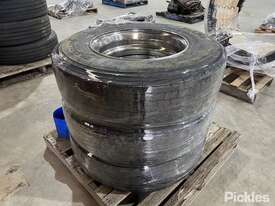 3 Truck Tyres with Rims - picture0' - Click to enlarge