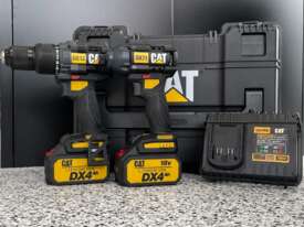 18V Brushless CAT 2in1 Hammer Drill and Impact Driver Combo Kit - picture0' - Click to enlarge