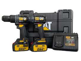 18V Brushless CAT 2in1 Hammer Drill and Impact Driver Combo Kit - picture0' - Click to enlarge