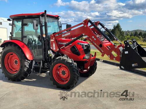 Branson K78 Tractor with Air Cab and 4 in 1 Loader! - Free Delivery!