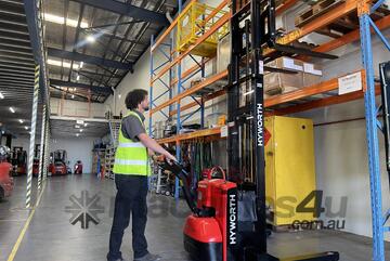 Hyworth 1.1T Lithium Walkie Stacker from $15 per day!