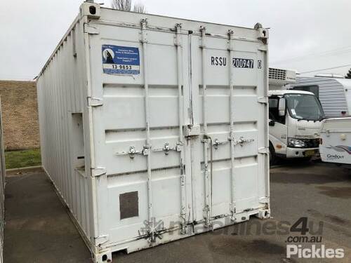 Storage Container: Type HP-STDT-01, Please Note: Used, Untested, May Be Incomplete or Non-operationa