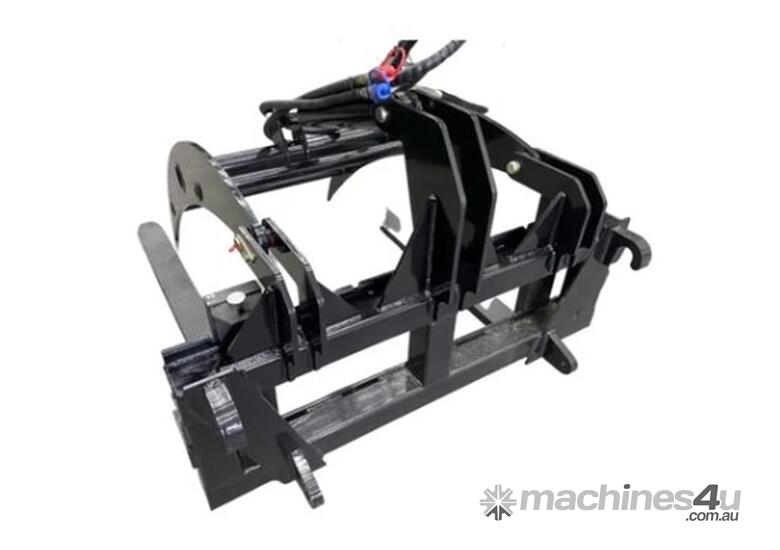 New Tannertrack Log Grab with Euro Mount Hitch Pallet Forks Tractor Log