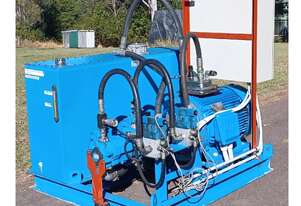 110 kw Hyteco Electric Hydraulic Vickers Twin Pump Power Pack 184 Lpm 4409 Psi