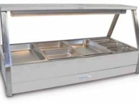 Roband E24 Double Row Straight Glass Hot Foodbar W - picture0' - Click to enlarge