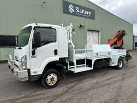 2008 Isuzu FRR 600 Long Tray Truck With Crane - picture2' - Click to enlarge