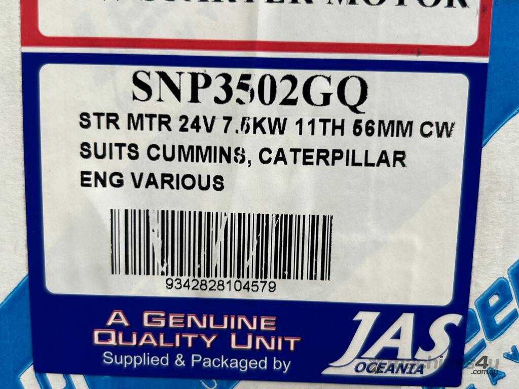 Used 1 x New Starter Motor in Dandenong South, VIC