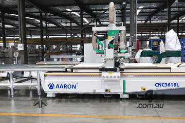AARON 3700*1830mm Auto Loading & unloading flat bed 12 Linear tool changer nesting CNC Machine 3618L