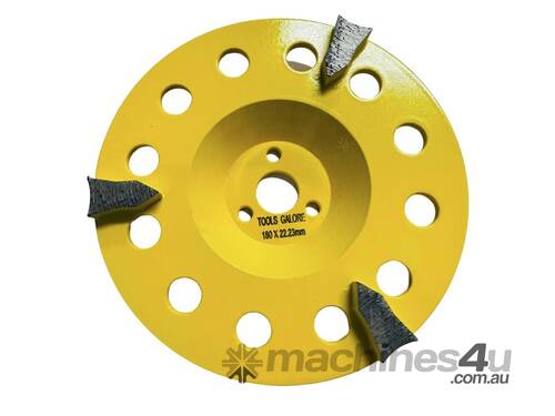 caption 175mm Diamond Grinding Wheel - 30 Grit - 3 Segments