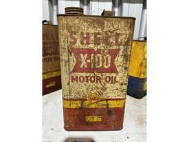 SHELL MOTOR OIL CAN - picture0' - Click to enlarge