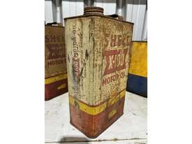 SHELL MOTOR OIL CAN - picture1' - Click to enlarge