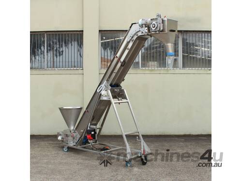 Stainless Steel Cleated Belt Elevator