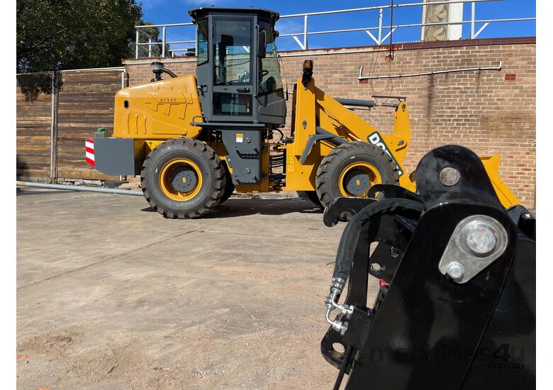 caption Package Offer: Wheel Loader 5.7T & Attachments + Shipping Included! Japanese Quality!