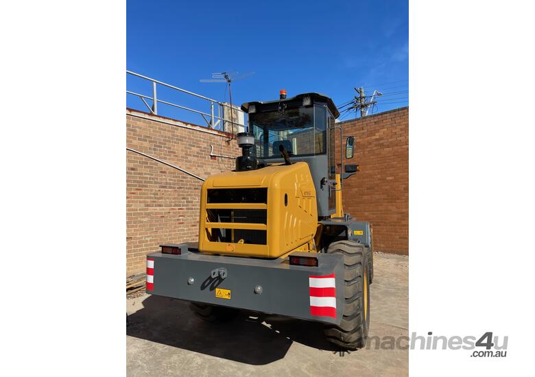 caption Package Offer: Wheel Loader 5.7T & Attachments + Shipping Included! Japanese Quality!